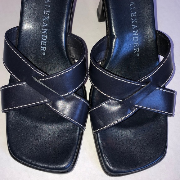 Athena Navy Slides - Picture 6 of 6